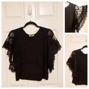 Luxe Lace Sleeve Top